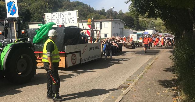 Herbstfestumzug TSV Aufstellung