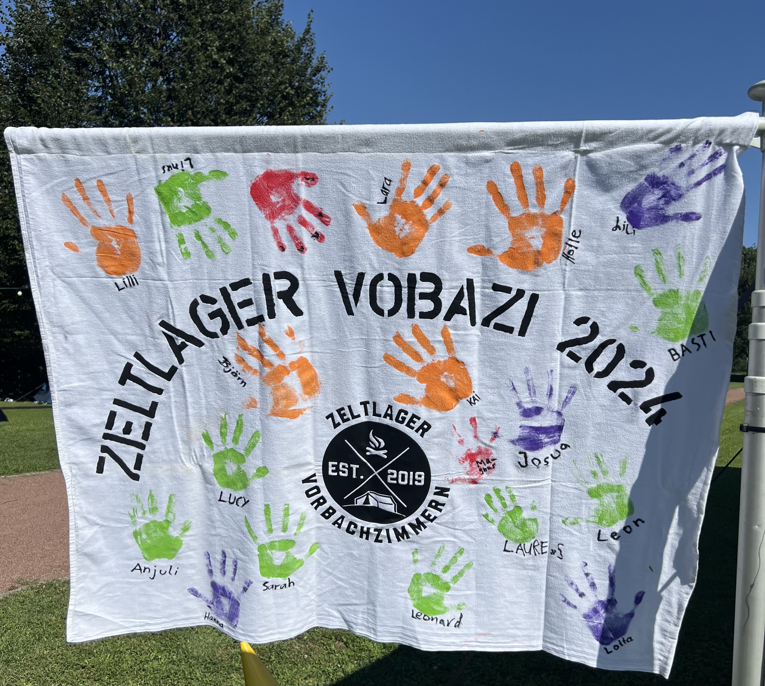 Zeltlager 2024 Fahne